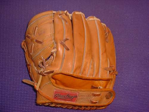 Mickey Mantle Rawlings MM Back